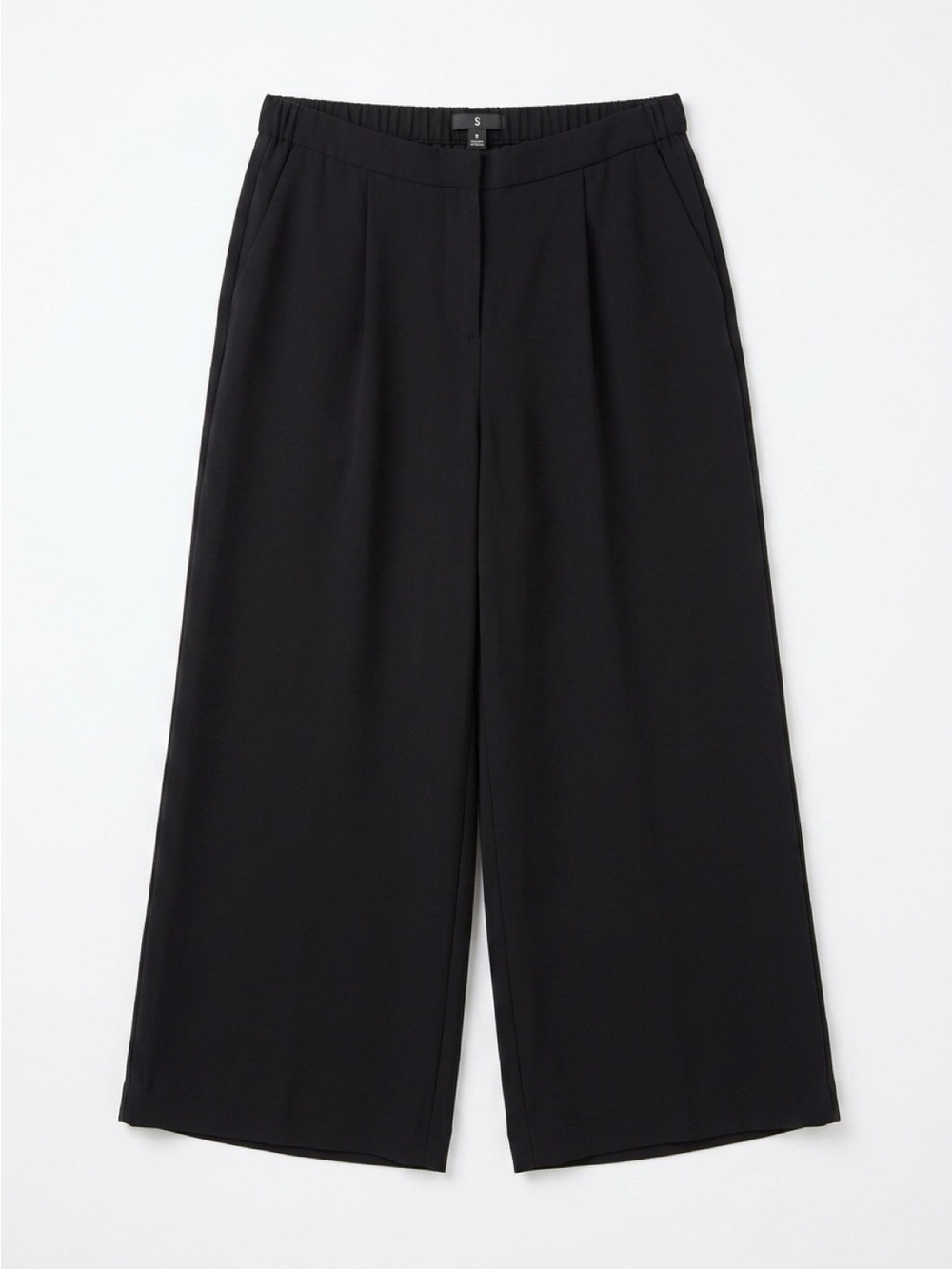 Sears Black Wide-Leg Pull-On Pants for Women